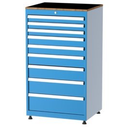 Dulap metalic Seria 75000 cu 9 sertare, 710x570x1200mm