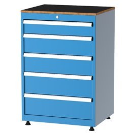 Dulap metalic Seria 57000 cu 5 sertare, 560x725x1000mm