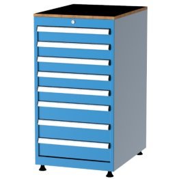 Dulap metalic Seria 57000 cu 8 sertare, 560x725x1000mm