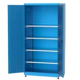 Dulap metalic cu panou scule si 4 rafturi, 1010x615x2000