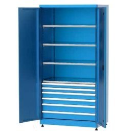 Dulap metalic cu 6 sertare si 4 rafturi 1010x615x2000mm