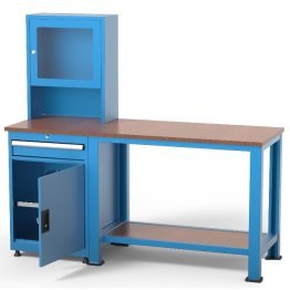 Banc cu dulap calculator productie 17" 1700x600x850mm