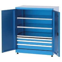 Dulap metalic cu 3 sertare si 3 rafturi 1010x615x1200mm