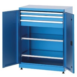 Dulap metalic cu 3 sertare si 2 rafturi 1010x615x1200mm