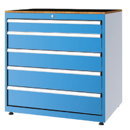 Dulap metalic Seria 11000 cu 5 sertare, 1010x725x1000mm