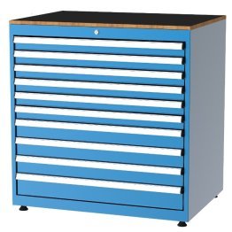 Dulap metalic Seria 11000 cu 10 sertare, 1010x725x1000mm