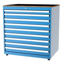 Dulap metalic Seria 11000 cu 9 sertare, 1010x725x1000mm