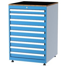 Dulap metalic Seria 7000 cu 9 sertare, 710x725x1000mm