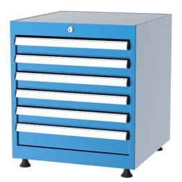 Dulap metalic Seria 5000 cu 6 sertare, 560x570x630mm