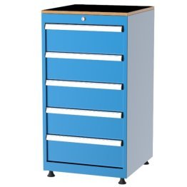 Dulap metalic Seria 5000 cu 5 sertare, 560x570x1000mm