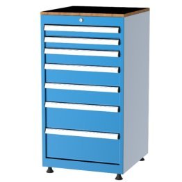 Dulap metalic Seria 5000 cu 7 sertare, 560x570x1000mm