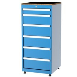 Dulap metalic Seria 5000 cu 6 sertare, 560x570x1200mm