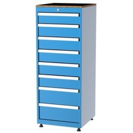 Dulap metalic Seria 5000 cu 8 sertare, 560x570x1400mm