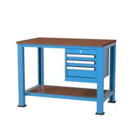 Banc de lucru cu 3 sertar si 1 raft 1120x700x850mm