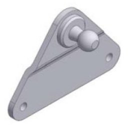Prindere laterala cu bila tip BA 01, Ø8mm, INOX VA4, W.1.4404 / AISI 316