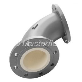 Cot teava cu protectie PU antiabraziva DN=65 mm