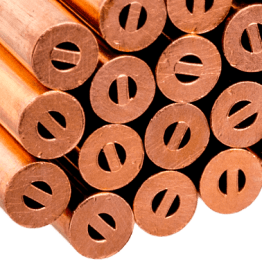 Electrod electroeroziune multicanal tip D din CUPRU 150/0.7mm