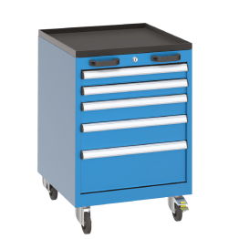 Dulap metalic mobil cu 5 sertare 560x570mm