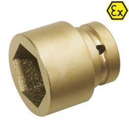 Cheie tubulara hexagonala pentru chei cu impact 1/2" ATEX din bronz special 22 mm
