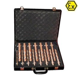 Set 15 burghie ATEX din cupru-beriliu Ø 6 - Ø 20 mm
