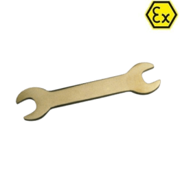 Cheie fixa dubla conform DIN 658 ATEX bronz special 5 x 5.5 mm