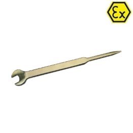 Cheie fixa deschisa cu dorn ATEX bronz special 20 mm
