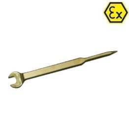 Cheie fixa deschisa cu dorn cu cot ATEX bronz special 17 mm