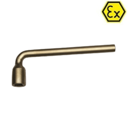 Cheie tubulara patrata cu maner indoit ATEX bronz special 14 mm