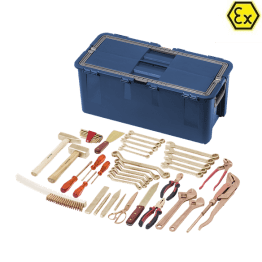 Set TEHNIC 44 scule ATEX bronz special si cupru-beriliu in cutie