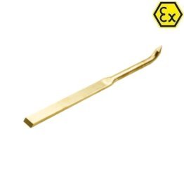 Cutit cu flansa si maner inclinat ATEX bronz special