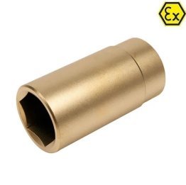 Cheie tubulara hexagonala lunga 1/2" ATEX bronz special 12 mm