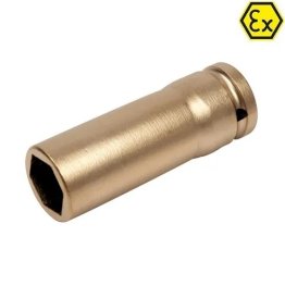 Cheie tubulara hexagonala ATEX lunga pentru chei cu impact 1 1/2" bronz special 95 mm