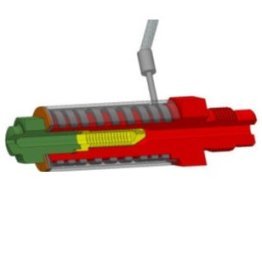Duza injectie EN 81 cu incalzire, varf interschimbabil si filtru
