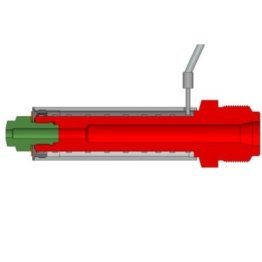 Duza injectie EN 48 cu incalzire si varf interschimbabil
