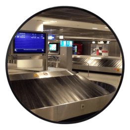 Oglinda universala din acril Vesuvius Ø80 cm