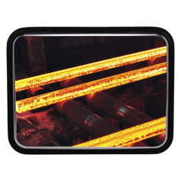 Oglinda INOX rezistenta la temperaturi inalte 45x60 cm