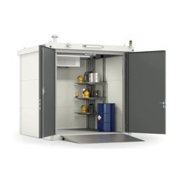 Container WHS 7 "walk-in" pentru depozitare recipiente mici si butoaie