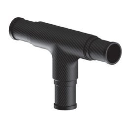 Racord fibra carbon forma T teava ∅30mm