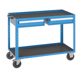 Banc de lucru mobil cu 2 sertare si 1 raft 1120x570x900 mm