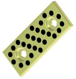 Placa autolubrificanta de alunecare seria E40.04, 38x150 mm