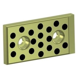 Placa autolubrificanta de alunecare VDI 3357 seria E40.06, 40x100 mm