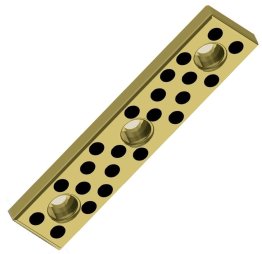 Placa autolubrificanta de alunecare seria E40.08, 38x125 mm