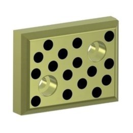 Placa autolubrificanta de alunecare seria E40.10, 38x100 mm