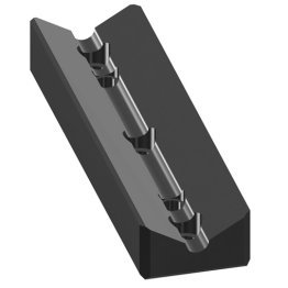 Bara prismatica seria E43.12. standard VDI 3357 din otel CK45, 65x250 mm