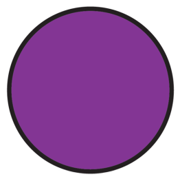 Banda marcaj LeanStripe 7.5 cm violet