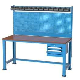 Banc de lucru port scule cu 2 sertare si 13 cutii 1700x700x850mm