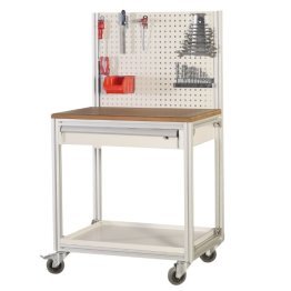 Banc de lucru profil aluminiu cu 1 sertar 910x570x860mm