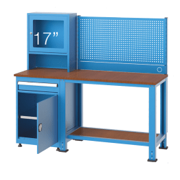 Banc cu dulap calculator productie 17" 1700x600x850mm