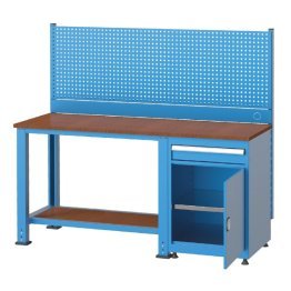 Banc de lucru port scule cu sertar si dulap 1700x600x850mm