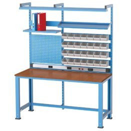 Banc de lucru asamblare cu 28 cutii 1700x700x850mm